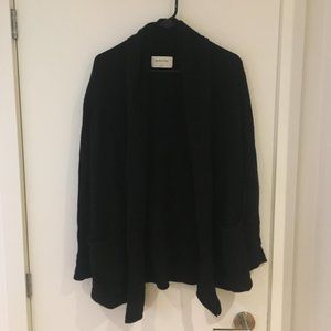 Aritzia (Babaton) black open cardigan